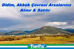 Didimdeki Arsalarınız Alınır Satılır Kat karşılığı verilir